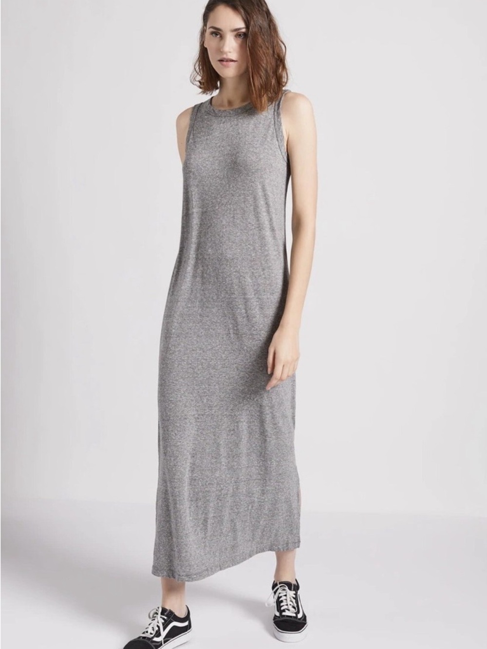 Current Elliott Gray Sleeveless Maxi Tank Dress Size 0